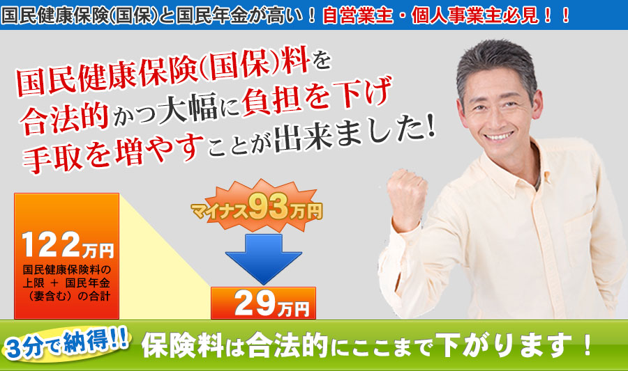 国民健康保険(国保)料を合法的かつ大幅に負担を下げ手取を増やすことが出来ました！